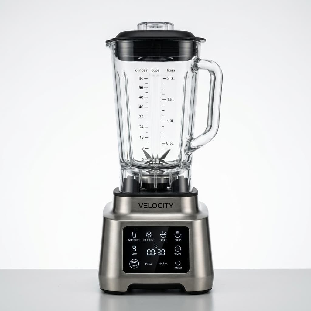 Heavy-Duty 2L Commercial Smoothie & Pepper Blender (1500W)